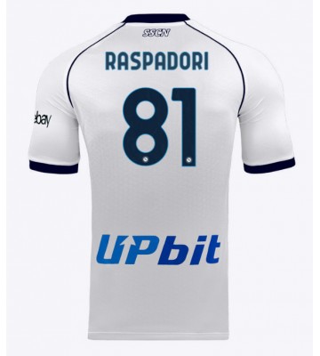 SSC Napoli Giacomo Raspadori #81 Udebanetrøje 2023-24 Kort ærmer
